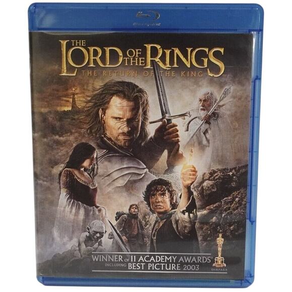 Warner Bros. Other - Lord of the Rings Return of the King Blu-ray DVD 2010 Set Fantasy Adventure